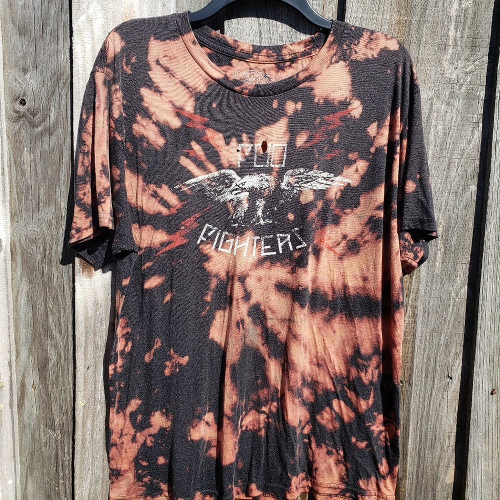 COPY - Foo Fighters Tie Dye one of a kind T-Shirt